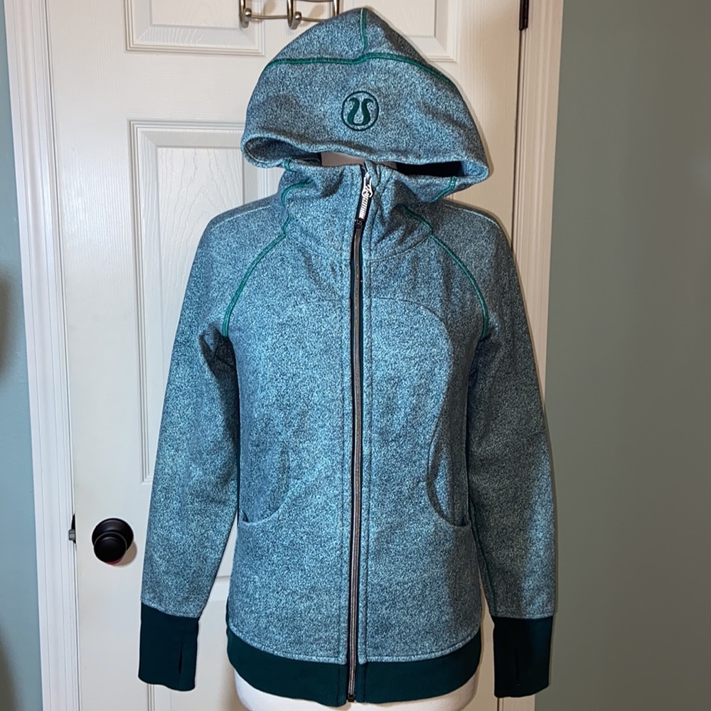 Lululemon Scuba Hoodie III Heathered Forest Green